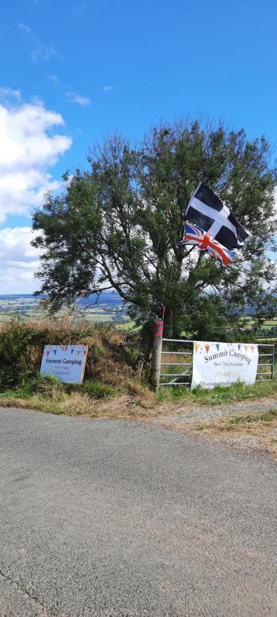 Summit Camping Kit Hill Cornwall Panoramic Views Grass Pitch From 15Pn Or Bella Bell Tent 75Pn Callington Exteriör bild